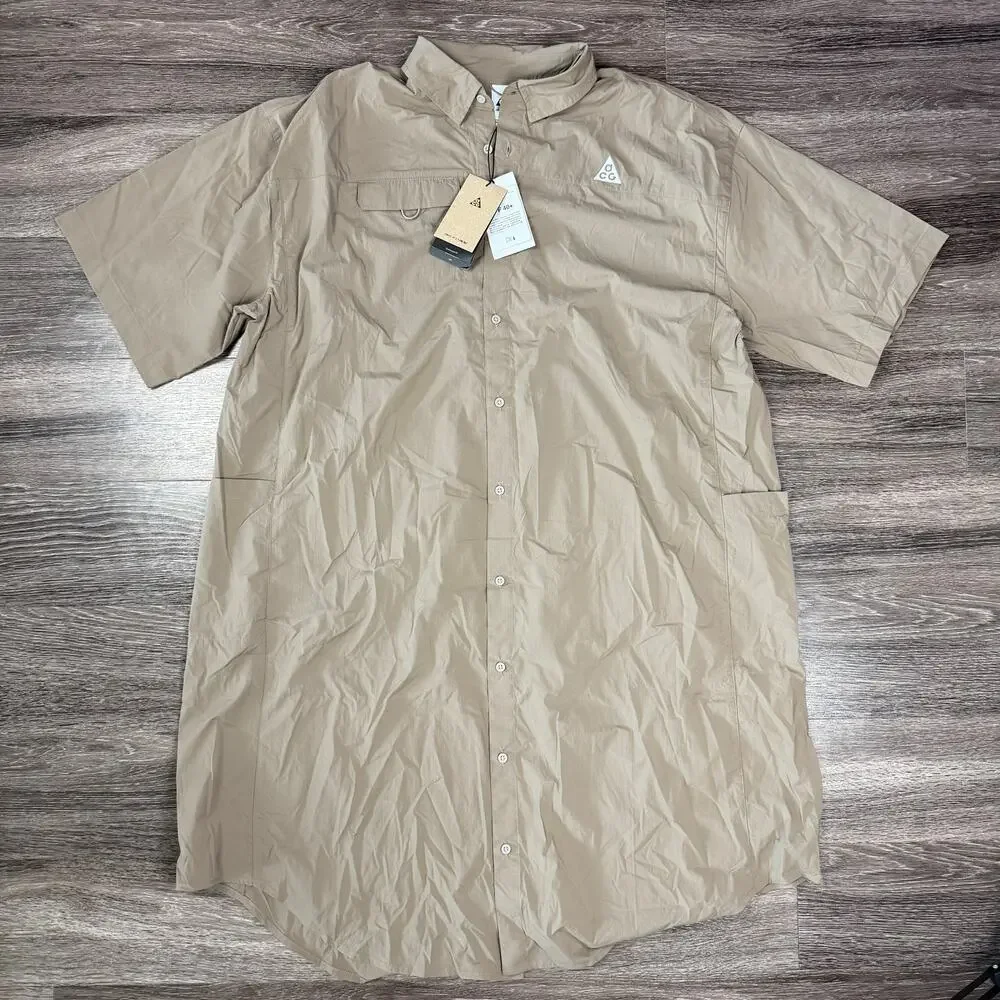Nike ACG Orb Weaver Brown Dri-FIT ADV UV Dress Women’s XL HJ0257-214 NWT